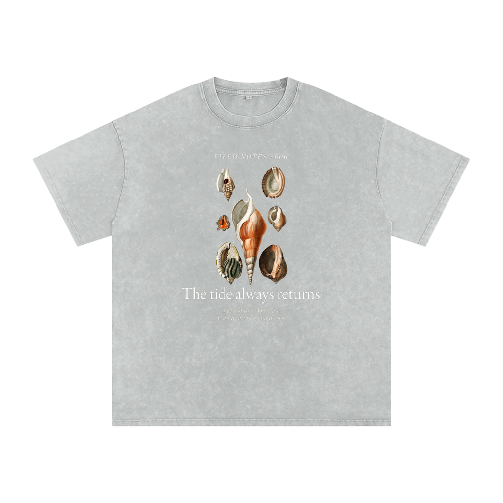 Field NotesSnow Washed Oversized Cotton T-Shirt