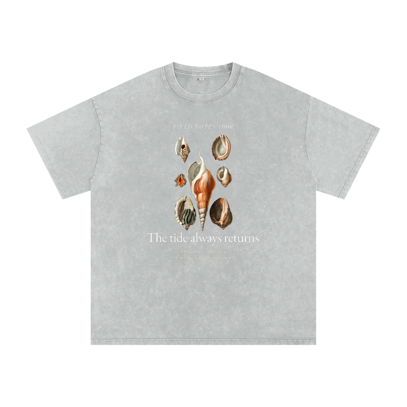 Field NotesSnow Washed Oversized Cotton T-Shirt