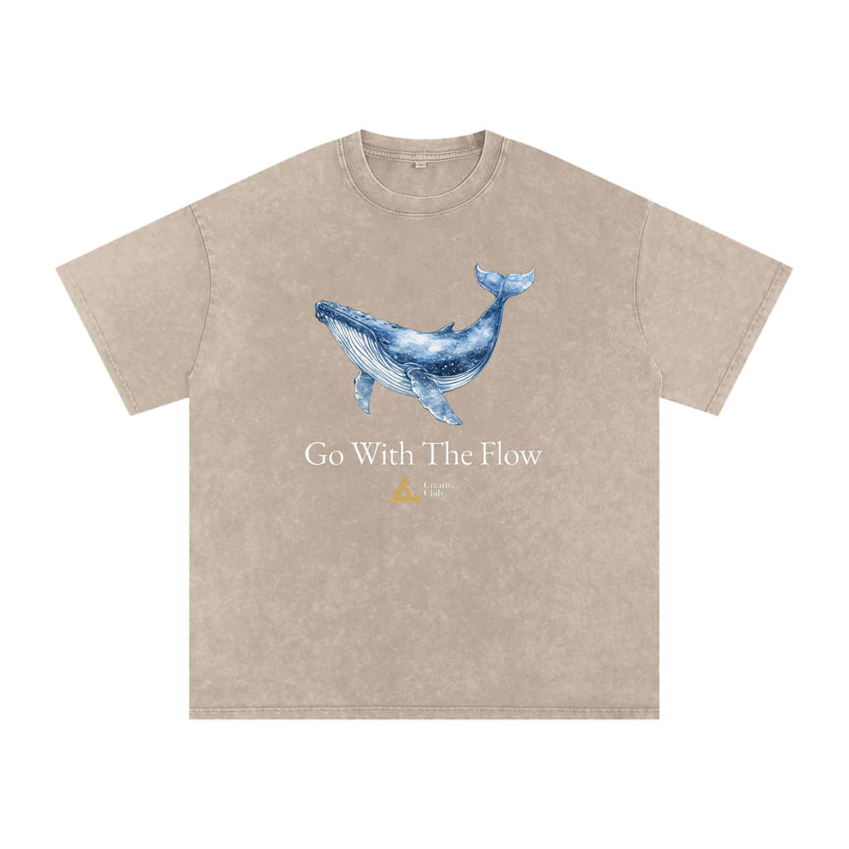 Field Notes Snow Washed Oversized Cotton T-Shirt