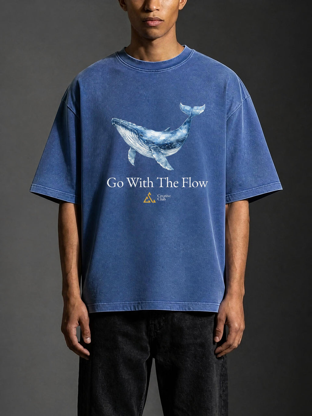 Field Notes Snow Washed Oversized Cotton T-Shirt